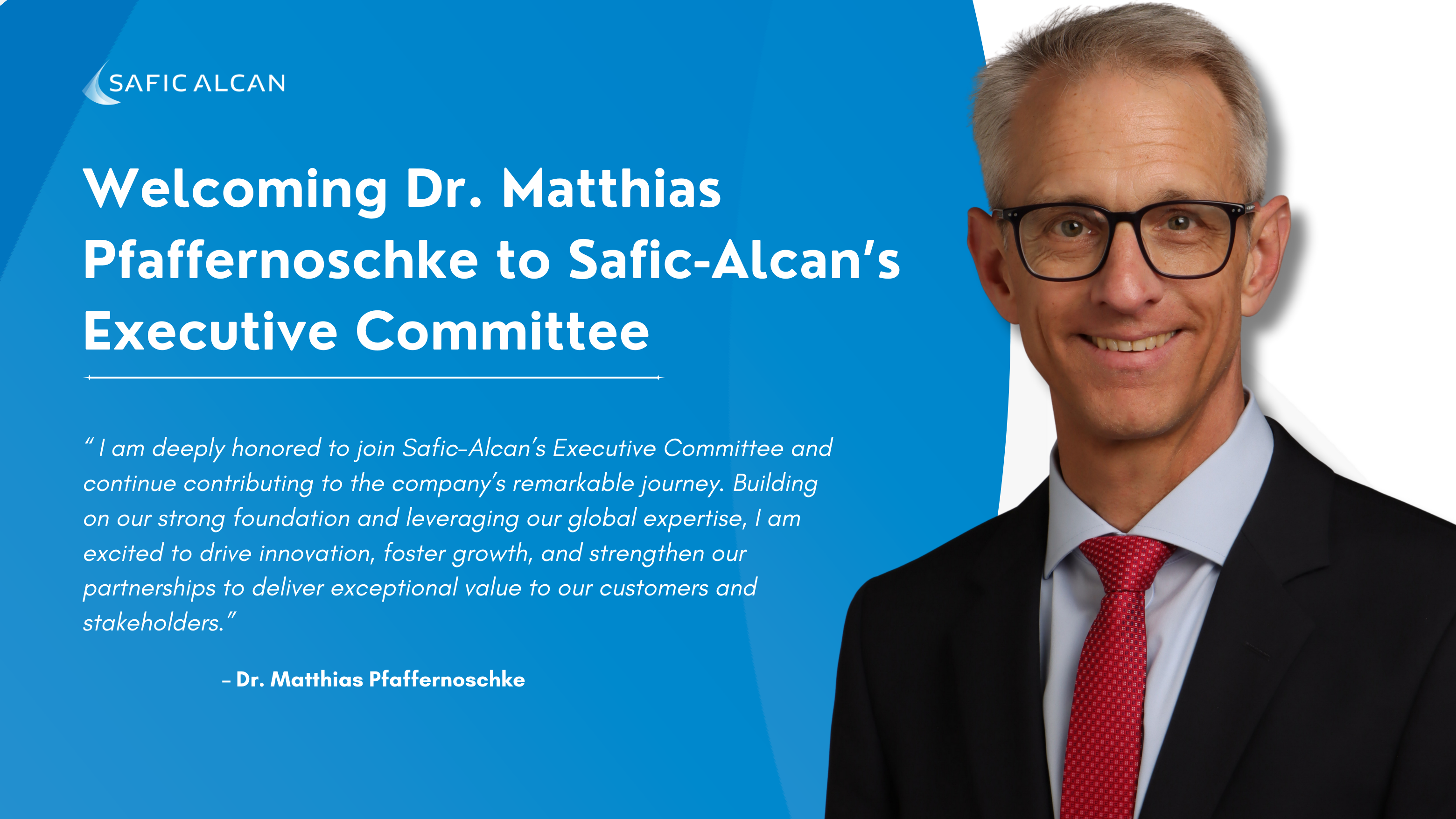 Appointment of Dr. Matthias Pfaffernoschke to the Executive Committee